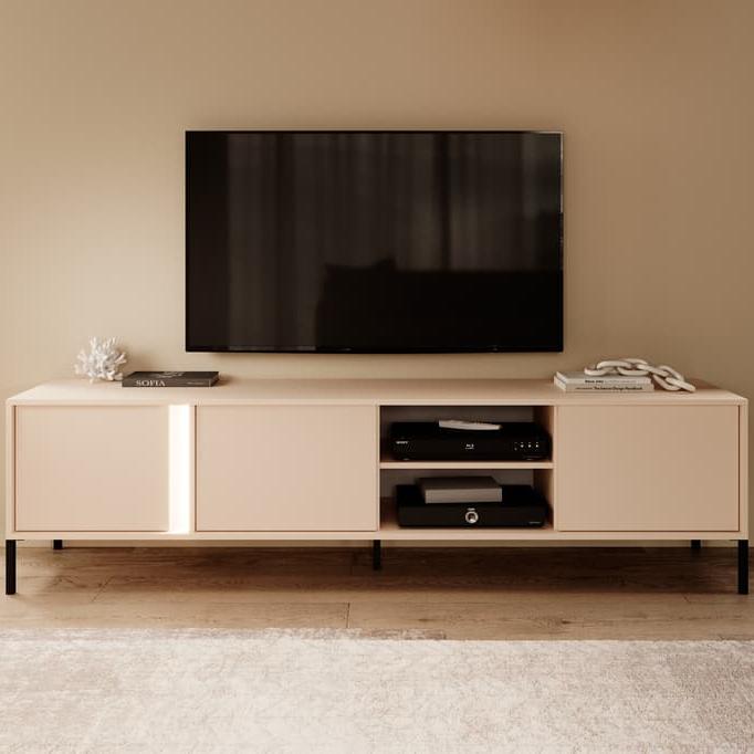 Dast Wooden TV Stand 203cm in Beige