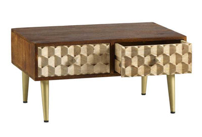 Edison Coffee Table With 2 Drawers