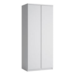 Fribo 2 door wardrobe in White - Furniture One Shop