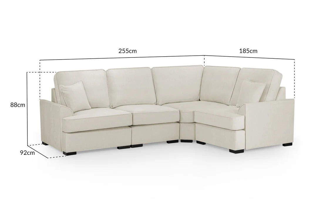 Funk Universal Corner Sofa In Beige Fabric