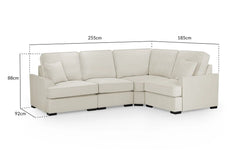 Funk Universal Corner Sofa In Beige Fabric