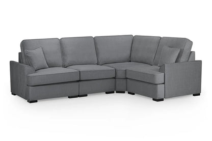 Funk Universal Corner Sofa In Grey Fabric