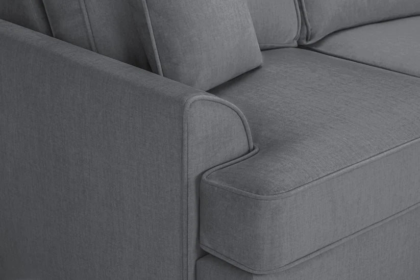 Funk Universal Corner Sofa In Grey Fabric
