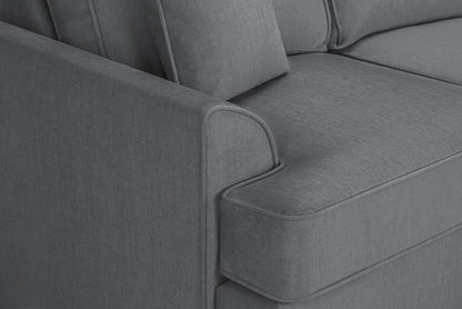 Funk Universal Corner Sofa In Grey Fabric