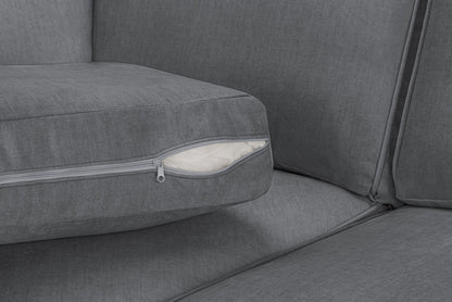 Funk Universal Corner Sofa In Grey Fabric