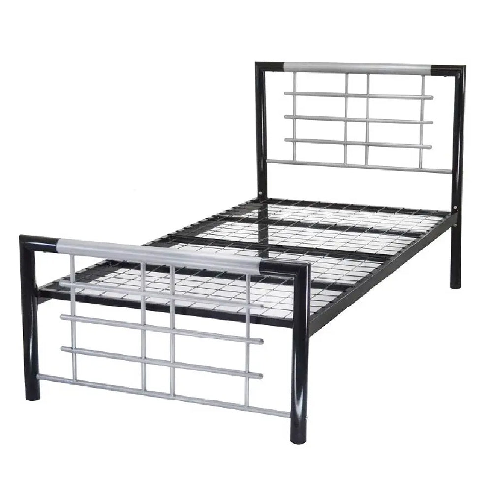 furniture-one-shop-alt-modern-industrial-metal-double-bed-in-black-silver-mesh-base-2