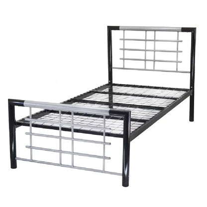 furniture-one-shop-alt-modern-industrial-metal-single-bed-in-black-silver-mesh-base-2