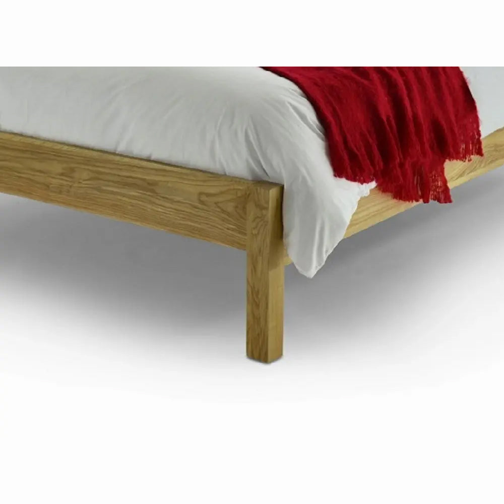 Ashbourne Classic Wooden Double Bed in Natural Premium Solid Oak-1