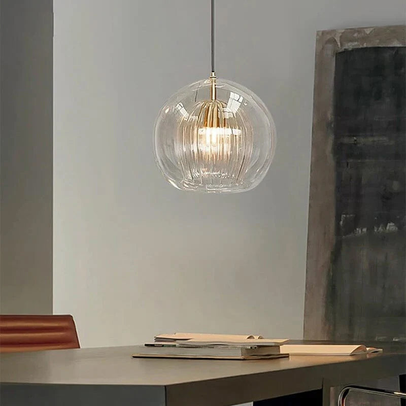 Mizan Glass Plated Pendant Light