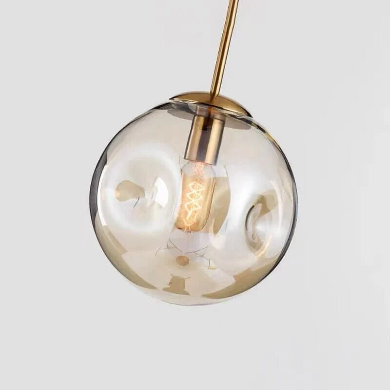 Serene Glass Plated Pendant Light