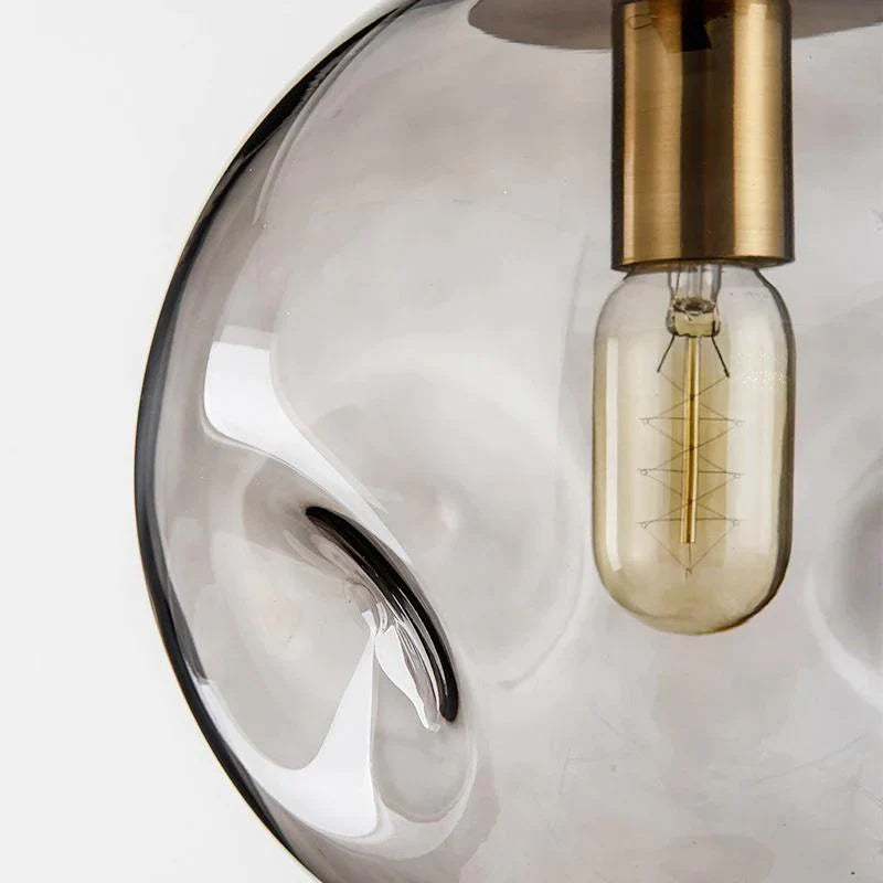 Serene Glass Plated Pendant Light