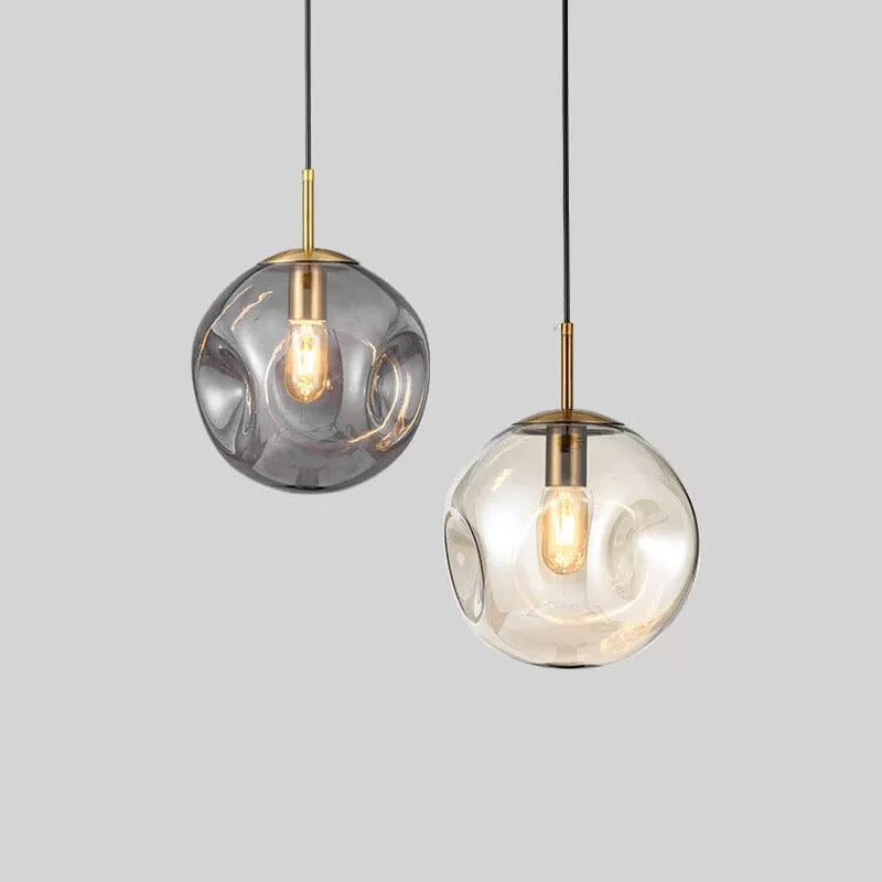 Serene Glass Plated Pendant Light