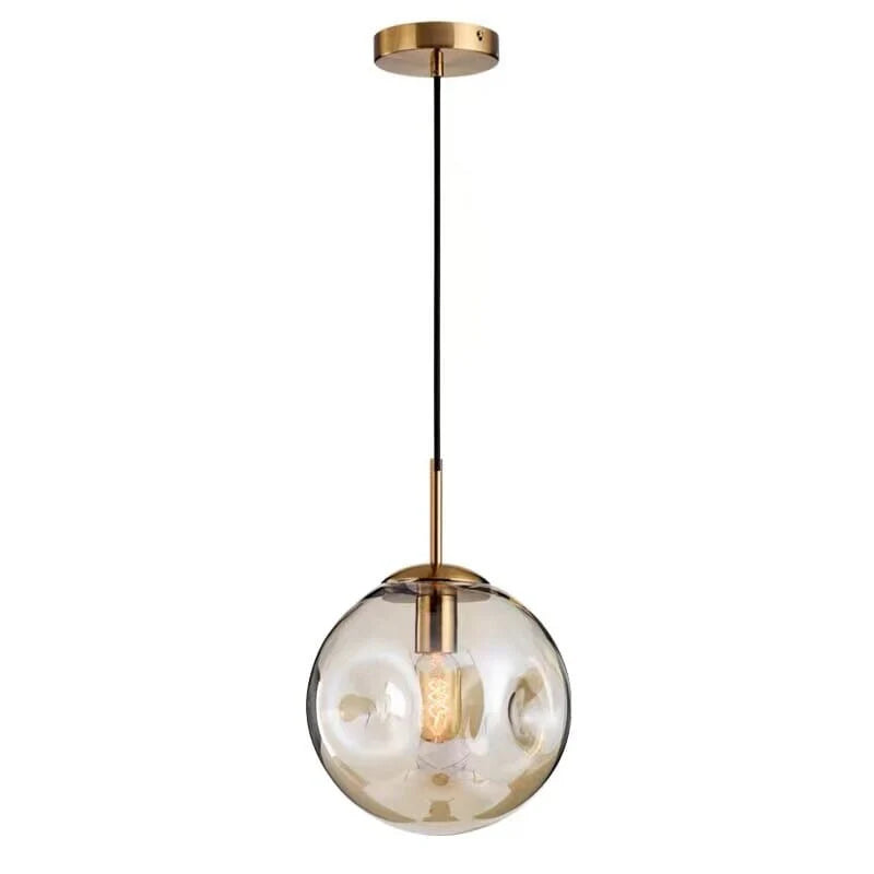 Serene Glass Plated Pendant Light