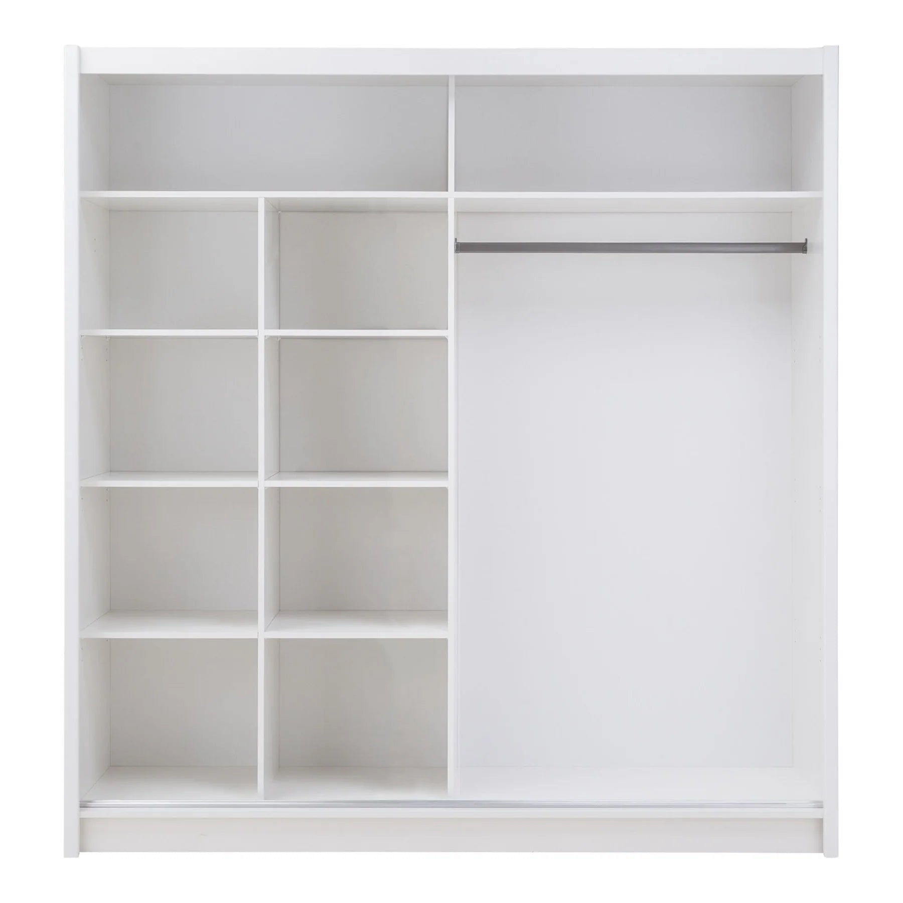 Havana ID-12 Wooden Wardrobe With 2 Sliding Doors In Whit Matt