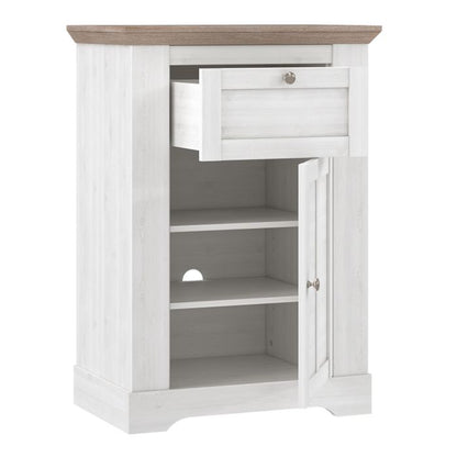 Illopa Chest of Drawers in Oak Nelson/Snowy Oak