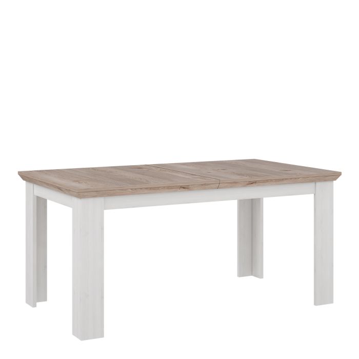 Illopa Dining Table Extended in Oak Nelson/Snowy Oak