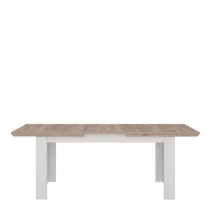 Illopa Dining Table Extended in Oak Nelson/Snowy Oak