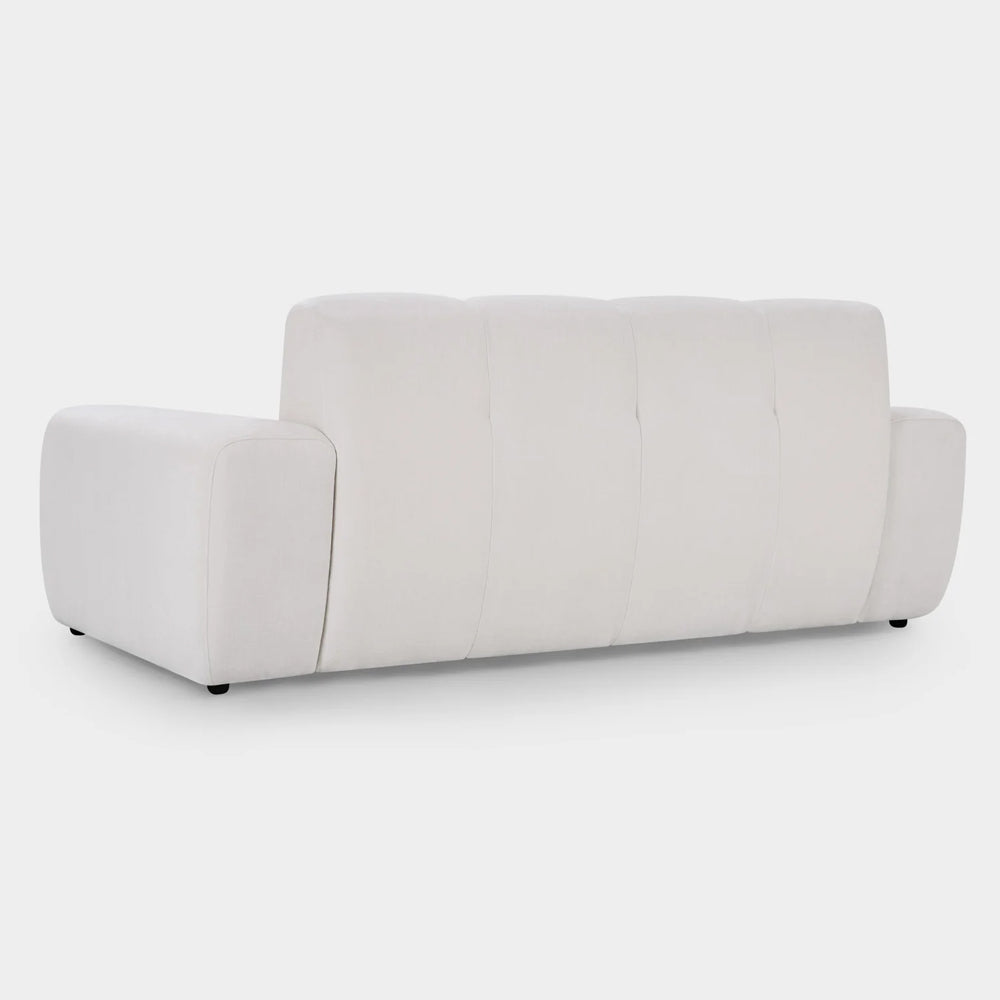 Jacob 3 Seater Fabric Sofa In Natural