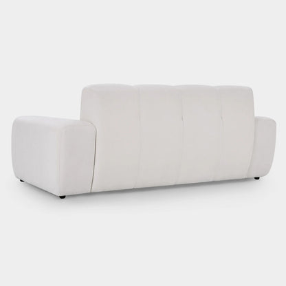Jacob 3 Seater Fabric Sofa In Natural