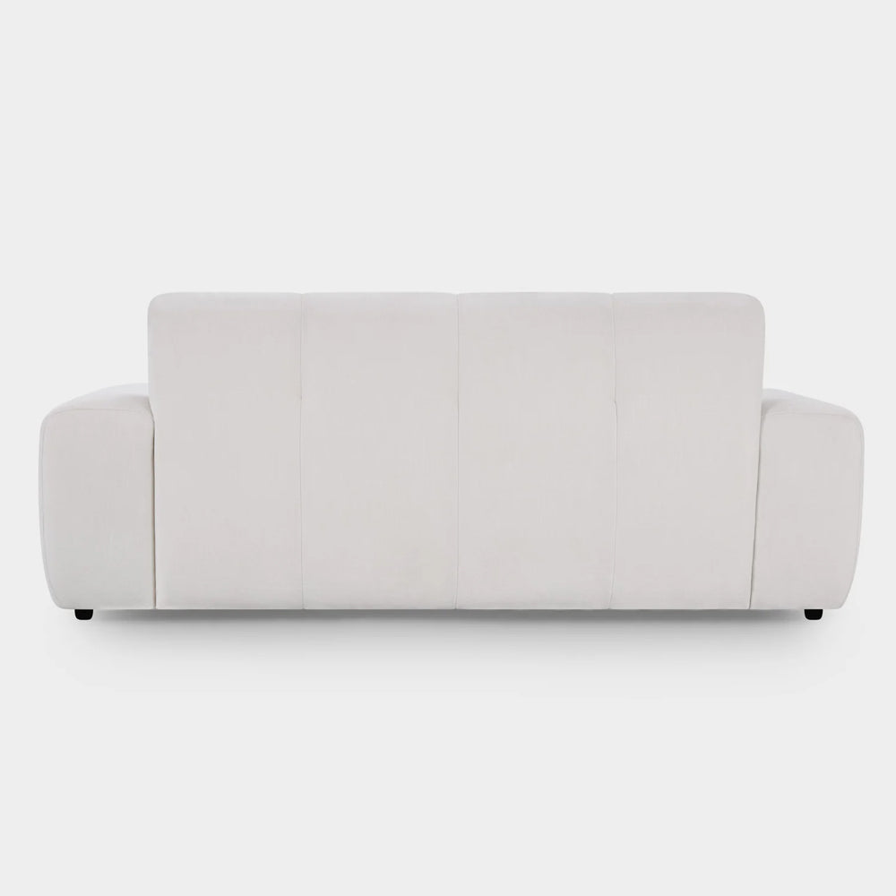 Jacob 3 Seater Fabric Sofa In Natural