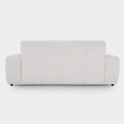Jacob 3 Seater Fabric Sofa In Natural