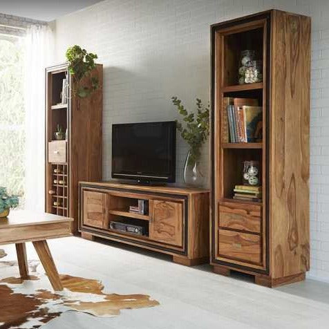 Jodhpur Sheesham Slim Bookcase