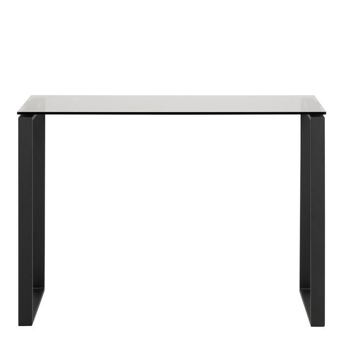 Katrine Console Table with Smoked Glass Top