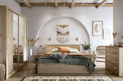 Idea ID-08 Wooden Bed Frame in San Remo Oak