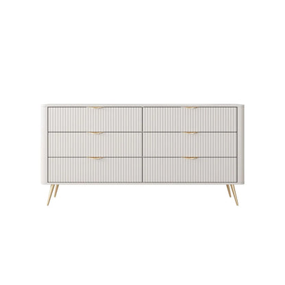 Lante 6 Drawers Chest Of Drawers in Beige - 163cm