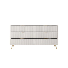 Lante 6 Drawers Chest Of Drawers in Beige - 163cm