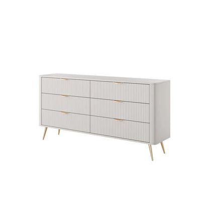 Lante 6 Drawers Chest Of Drawers in Beige - 163cm