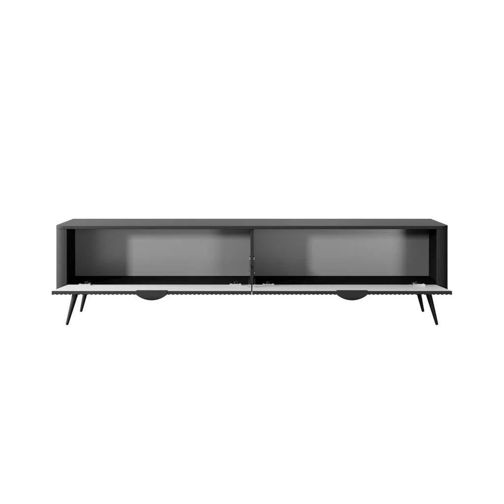 Lante Wooden TV Stand 200cm in Black