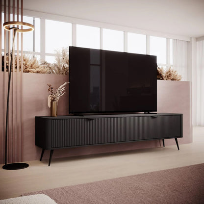 Lante Wooden TV Stand 200cm in Black