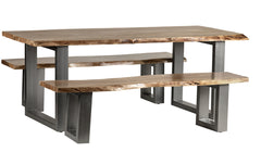 Baltic Live Edge Dining Table 2 M - Furniture One Shop