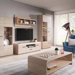 Link Wooden Coffee Table 120cm in Oak Sonoma