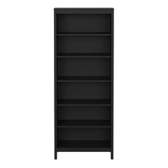 Madrid Bookcase in Black - Furniture One Shop