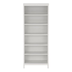 Madrid Bookcase in White - Furniture One Shop