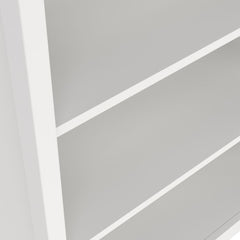 Madrid Bookcase in White - Furniture One Shop