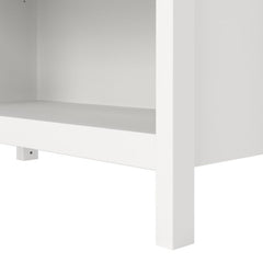 Madrid Bookcase in White - Furniture One Shop