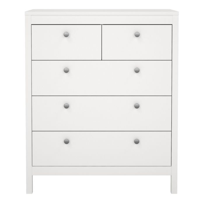 Madrid Chest 3+2 drawers in White