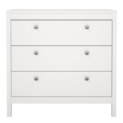 Madrid Chest 3 drawers in White