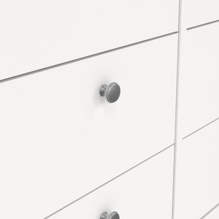 Madrid Double dresser 4+4 drawers in White