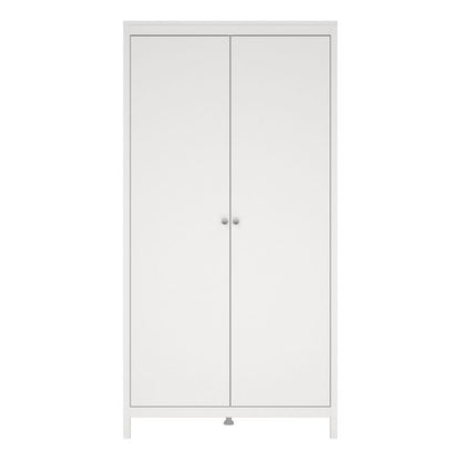 Madrid Wardrobe with 2 Doors in White