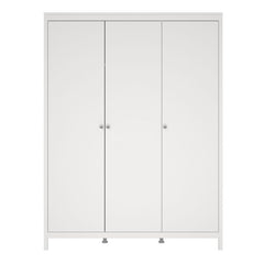 Madrid Wardrobe with 3 Doors in White
