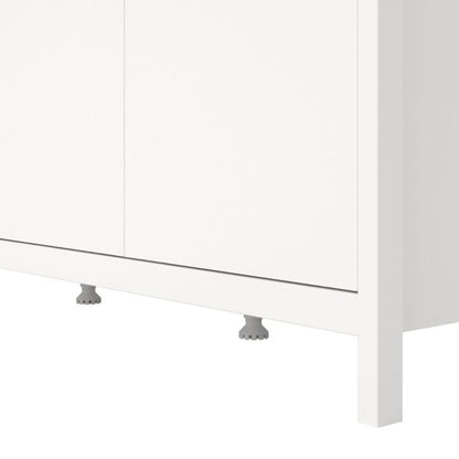 Madrid Wardrobe with 3 Doors in White
