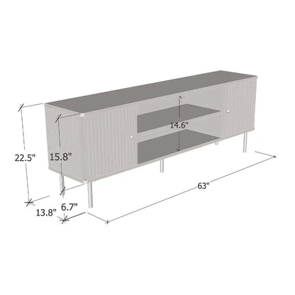 Maison Black And Gold TV Unit