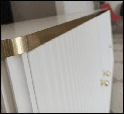 Maison White And Gold 3 Door Sideboard