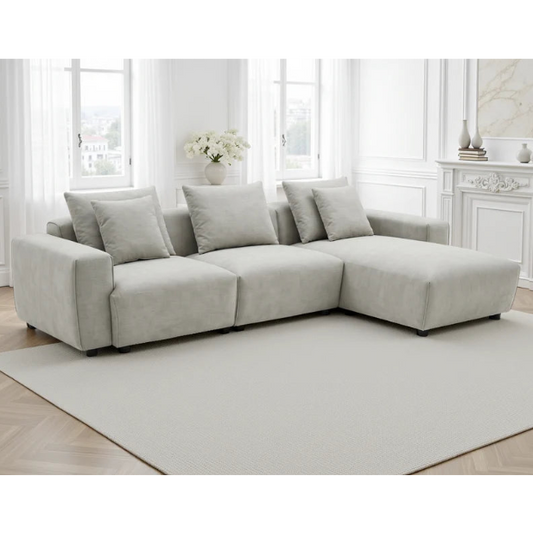 Malibu Universal L-shape Corner Sofa In Beige