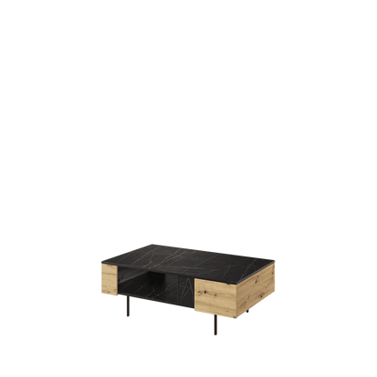 Marmo Wooden Coffee Table 115cm in Oak Artisan and San Sebastian