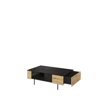 Marmo Wooden Coffee Table 115cm in Oak Artisan and San Sebastian